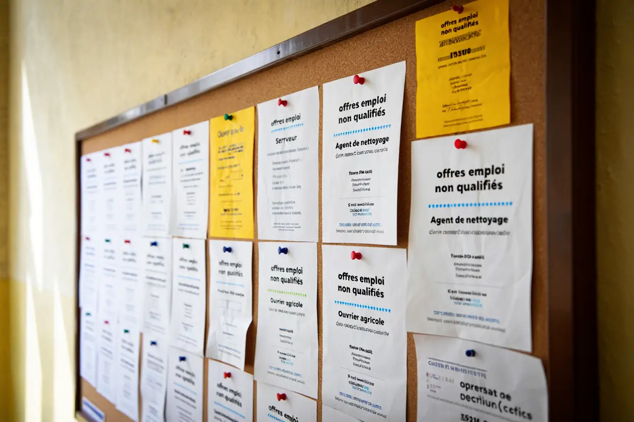 Recherche d'emploi sur ordinateur