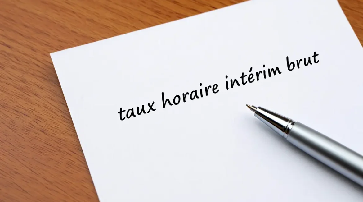 Calcul du taux horaire brut en intérim