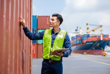 Chef de quai supervisant les opérations sur un quai logistique