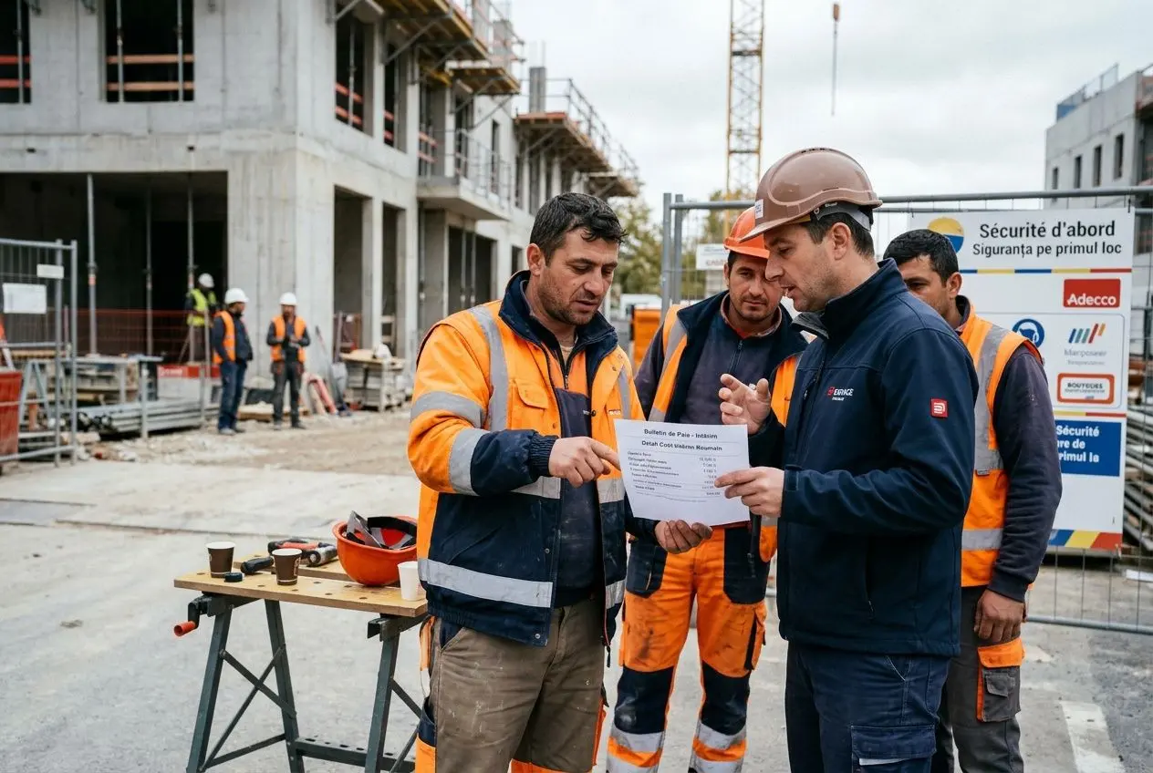 Budget intérim travailleurs roumains
