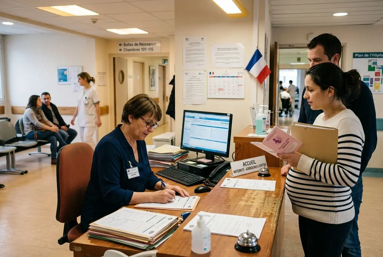 Documents administratifs congé maternité France